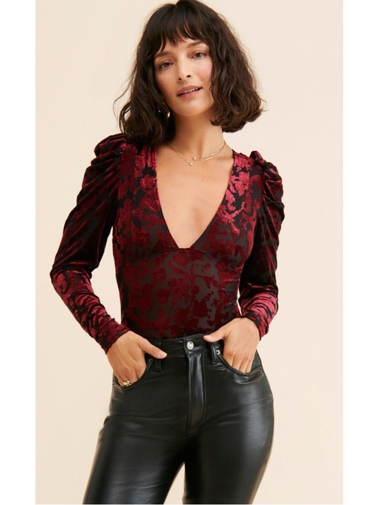 Free People Tops - Intimately by Free People Magic Hour in midnight Velvet bodysuit size Small